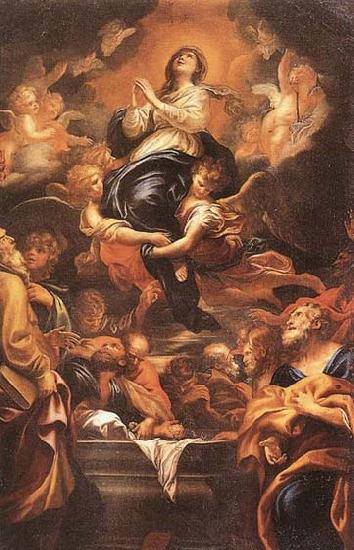 PIOLA, Domenico Assumption of the Virgin Sweden oil painting art